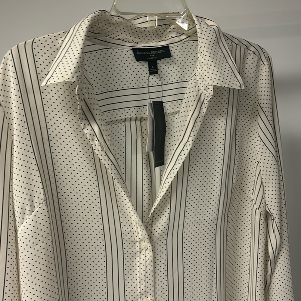 NWT Banana republic, button-down blouse